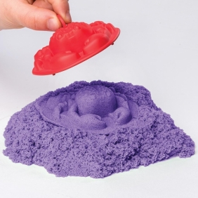 Kinetic Sand: Piasek kinetyczny 454g - Zamek. Zestaw z piaskownicą - Fioletowy (6024337/20106638)