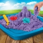 Kinetic Sand: Piasek kinetyczny 454g - Zamek. Zestaw z piaskownicą - Fioletowy (6024337/20106638)