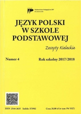 Język polski w szkole podstawowej nr 4 2017/2018 - Opracowanie zbiorowe