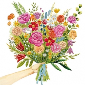 Karnet KW Pęk Kwiatów