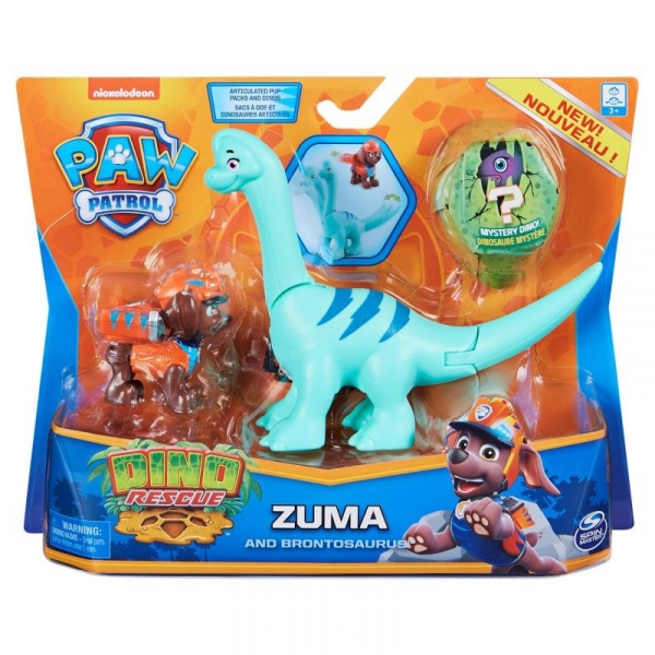 Zestaw figurek Akcji Psi Patrol Dino Rescue Zuma (6058512/20129716)