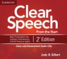 Clear Speech from the Start Class and Assessment 4 CD Judy B. Gilbert