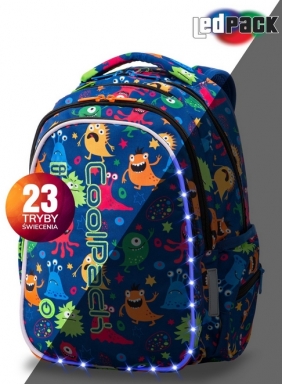 Świecący plecak CoolPack Led Funny Monsters (A20206)