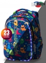 <img src='https://webimage.pl/pics/726/4/dled18.PNG' width='486' height='661'> Coolpack - Joy M - Plecak Młodzieżowy - Led Funny Monsters (A20206)