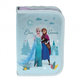 Piórnik jednokomorowy z wyposażeniem - Frozen