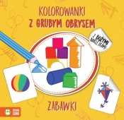 Kolorowanki z grubym obrysem Zabawki