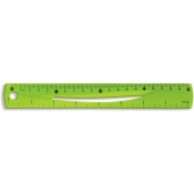 Linijka Tetis, elastyczna 20cm - zielona (BL020-ZB)