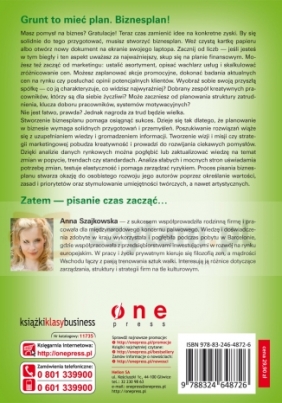 Zaplanuj swój sukces! Biznesplan na start - Szajkowska Anna