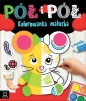 Pół i pół. Kolorowanka malucha z myszką - Agnieszka Bator