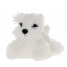 Maskotka Pies siedzący biały 13 cm (13853)