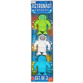 Gumki do ścierania Astronauci - 3 sztuki