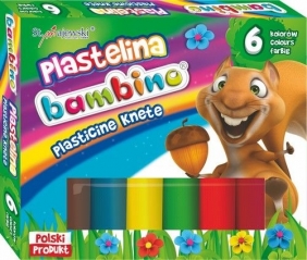 Plastelina Bambino, 6 kolorów