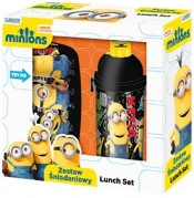 Zestaw śniadaniowy Minionki niebieski lub czarny MIX