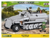 Cobi: Mała Armia WWII. Sd.Kfz.251/9 Ausf.C Stummel - niemiecki transporter opancerzony (2472A)