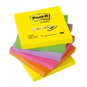 Bloczek samoprzylepny POST-IT Z-Notes neon (R330-NR), 76x76mm, 6x100 kart