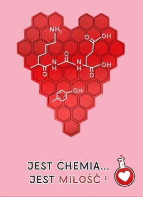Karnet B6 Walentynki - Chemia