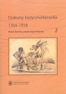 Dyskursy krytycznoliterackie 1764-1918 Wokół Słownika polskiej krytyki