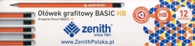 Ołówek Zenith Basic trójkątny z gumką HB - box 12 sztuk