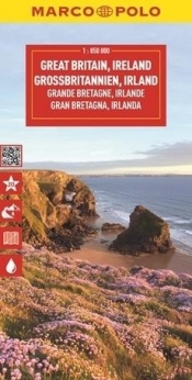 Mapa drogowa Wielka Brytania, Irlandia 1:850 000 - Opracowanie zbiorowe