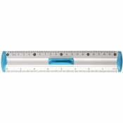 Linijka aluminiowa Tetis 20cm - niebieska (BL040-NB)