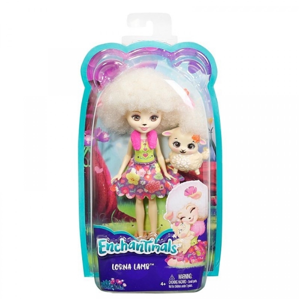 Enchantimals Lalka + zwierzątko Lorna Lamb Doll (DVH87/FCG65p)