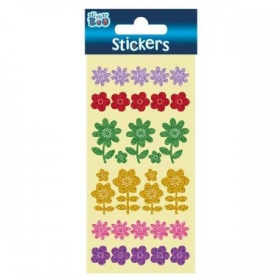 Naklejki Sticker BOO - Brokatowe kwiaty