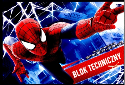 Blok techniczny A4 Spider-Man