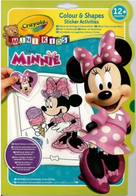 Kolorowanka Kształty i kolory Minnie