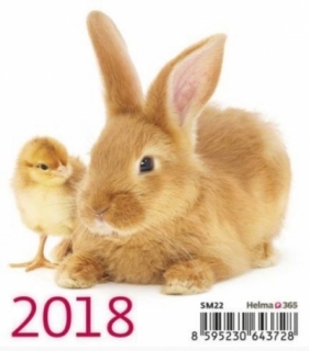 Kalendarz 2018 Biurkowy Mini Przyjaciele HELMA