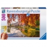 Ravensburger, Puzzle 500: Spokojny młyn  (136728) (z ułatwieniem dla