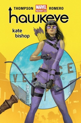 Kate Bishop. Hawkeye - Leonardo Romero, Michael Walsh, Kelly Thompson