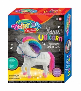 Kids Creative zestaw z włóczką "Jednorożec" (36728PTR)