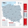 Polska mapa zdrapka 1:1 500 000 Kevin Prenger