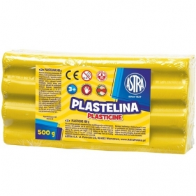 Plastelina Astra, 500 g - żółta (303117003)
