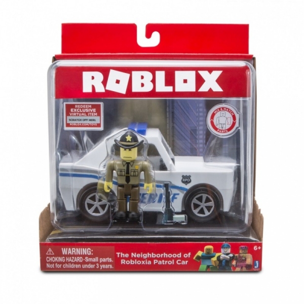 Zestaw Figurka i pojazd The Neighborhood of Robloxia Patrol Car (RBL10772)