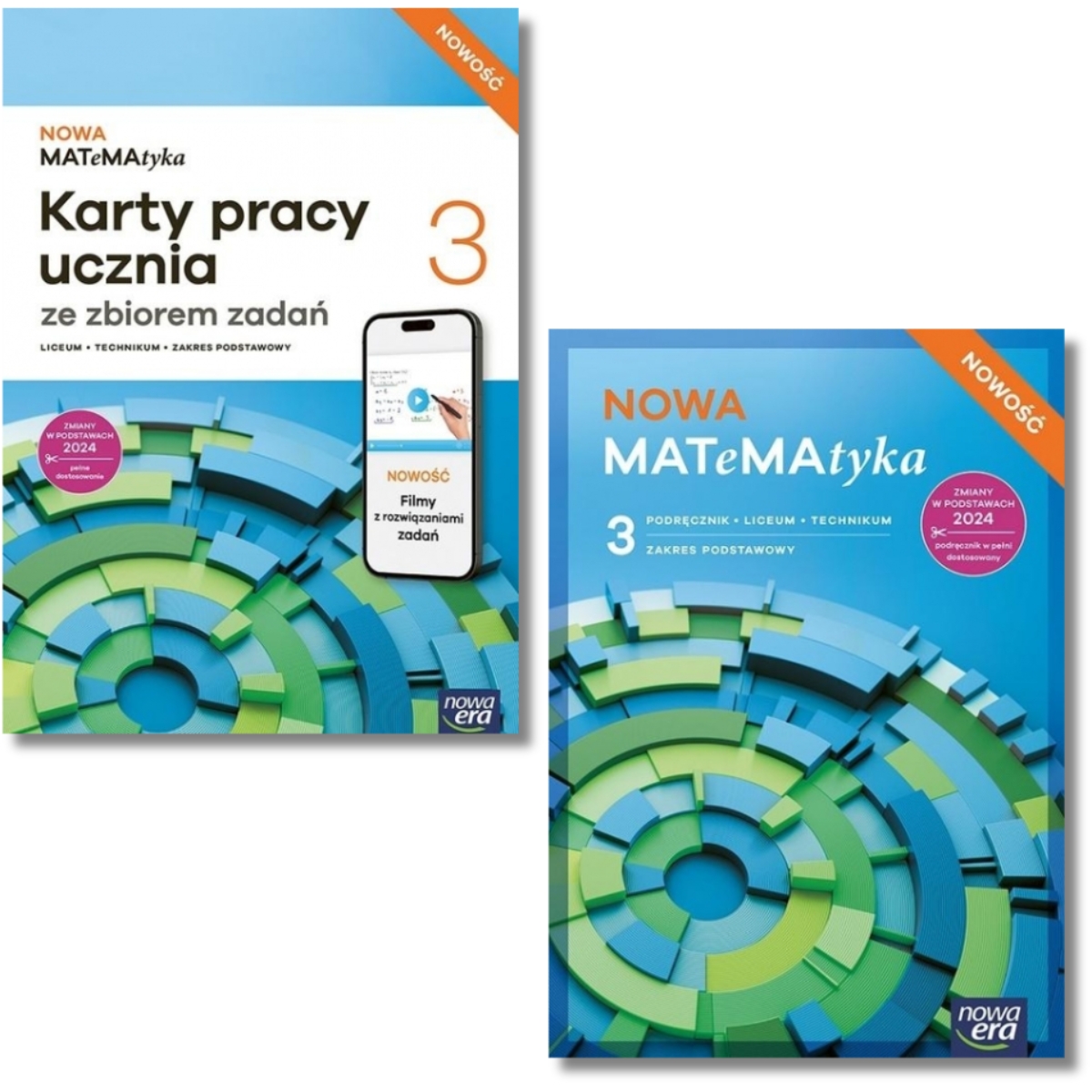<img src='https://webimage.pl/pics/729/0/dProjekt-bez-nazwy.png' style='height:440px' /> Pakiet Nowa MATeMAtyka 3. Podręcznik i karty pracy ucznia. Zakres podstawowy