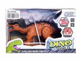 Dinozaur na baterie ruchomy światło i dźwięk