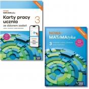 Pakiet Nowa MATeMAtyka 3. Podręcznik i karty pracy ucznia. Zakres podstawowy - Opracowanie zbiorowe