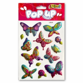 Naklejki metaliczne Rainbow Butterflies