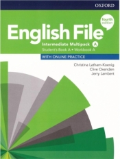 English File. Język angielski. Intermediate Multipack A + online practice. Podręcznik + zeszyt ćwiczeń dla liceum i technikum. Wydanie 4 - Opracowanie zbiorowe