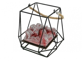 Lampion kominek LED ognisko