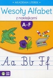 Wesoły alfabet z naklejkami A-F