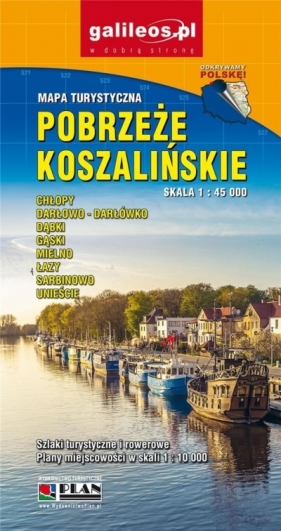 Pobrzeże koszalińskie - Mapa turystyczna 1:45000 - Opracowanie zbiorowe