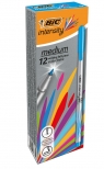 Cienkopisy Intensity medium turkusowy (12szt) BIC