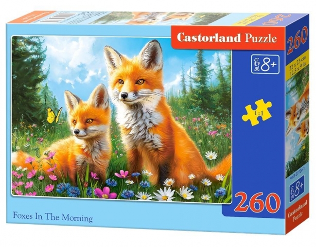<img src='https://webimage.pl/pics/729/7/d5904438027729.jpg' style='height:440px' /> Puzzle 260 Foxes In The Morning CASTOR