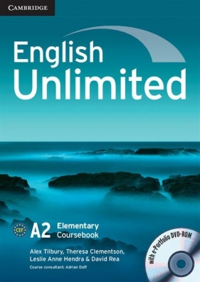 English Unlimited Elementary Coursebook with e-Portfolio DVD-ROM - Alex Tilbury, Theresa Clementson