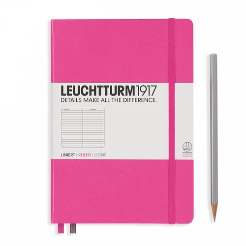 Notes Medium Leuchtturm1917 w linie różowy