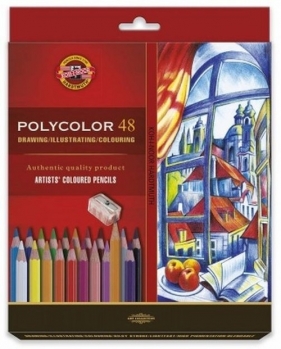 Kredki Polycolor 3826, 48 kolorów + temperówka (379115)