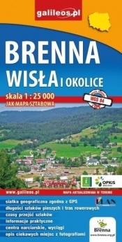 Mapa sztabowa - Brenna, Wisła i okolice 1:25 000 - Opracowanie zbiorowe