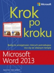 Microsoft Word 2013 Krok po kroku - Lambert Joan